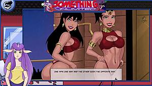 Teen Girls in Anime Game Show Off Big Tits and Asses Part 137