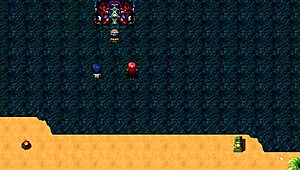 tanned girl natsuki gets happy ending in hentai game 😍