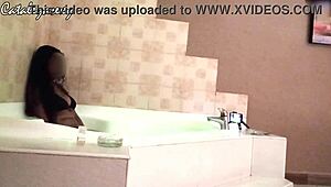 photographer fucks model in jacuzzi photoshoot