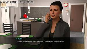 anime teen with big tits in cute outfit