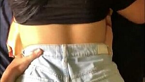 real amateur 18-year-old bent over for perfect ass fucking!