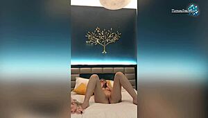 Amateur Woman Enjoys Private Moment in Bathroom