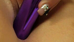 European dominatrix uses dildo in sensual bondage session