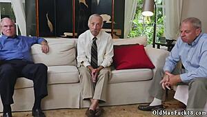 I saw this young teen give a handjob to an old man in the shower for a happy ending