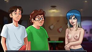 Summertime Saga Episode 159 Featuring Amateurs and Tits