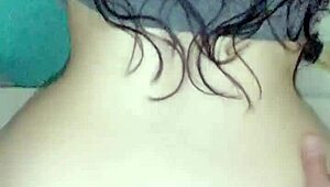 Creampie with my wife in doggy style position