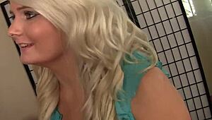 Blonde and Brunette Share Monster Cock