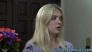 Lesbian teen 18+s moan during orgasm from eating out.