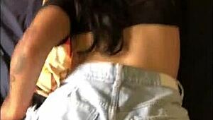 real amateur 18-year-old bent over for perfect ass fucking!