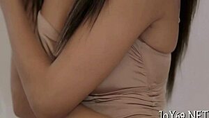 Intriguing Contrast: Hot Teen's Juicy Pussy Vs. Powerful Dildo.