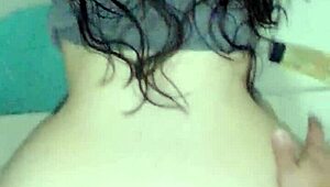 Creampie with my wife in doggy style position