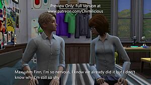 my study session with cute teen turns into sexy hentai fun