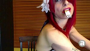 Two Smokin' Hot Babes Light Up with Big Tits on Display.