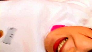 i'm a petite asian teen 18+ gettin my pussy banged hard by this guy, feelin so good with my small tits out and nipples hard