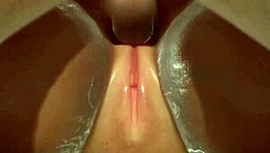 I’m overwhelmed by this hard anal pounding up close!