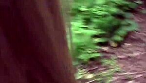 horny nympho gets banged hard outdoors on the street