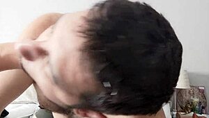 Bobby plays in his slut shorts with bisexual gay