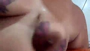 Mary butterfly bathes as a slutty wife