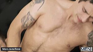 Watch Vadim Black suck Cliff Jensen's cock before anal?