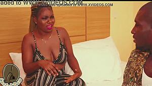 Nigerian virgin boy fucks his ebony friend until she squirts everywhere