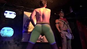 Bareback Orgy In Club With Dancing Group Sex