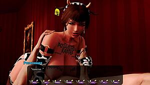 complete gameplay of pale carnations part 27 with hot blonde milf riding hard