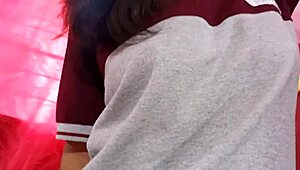 Mexican student pleasures me intensely in school uniform after class