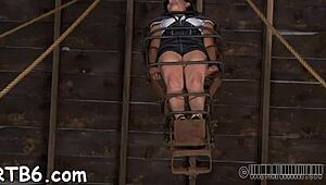 Rod Punishment Teases Beauty's Cunt in Harsh Play