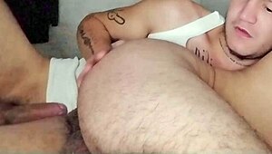 Colombian Stud GROPES Passive Guy, Making Him MOAN Loud in Part One