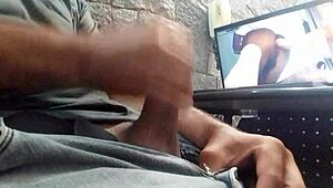 soloboy jerks off intensely in solo masturbation session!