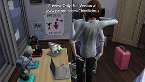 my study session with cute teen turns into sexy hentai fun