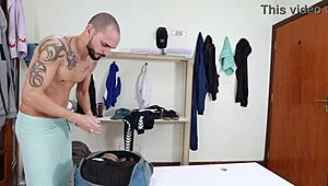 Big Cock Action In The Locker Room With Monster Cocks!