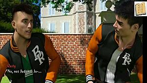 Feeling Emotional in Being a Dik 12 with Big Tits and Monster Cock