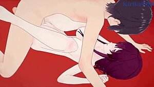 Serval Landau and Kafka in INTENSE hentai SEX scene