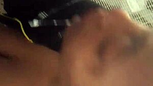 i was suckin my ex's big black monster cock and it was so huge