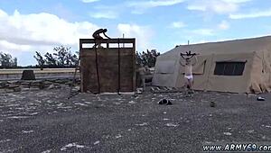 watching army guys masturbate in fatigues, then hot men fuck on couch