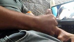 soloboy jerks off intensely in solo masturbation session!