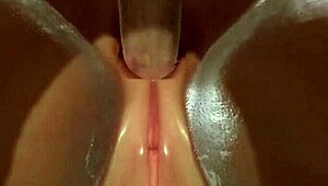 I’m overwhelmed by this hard anal pounding up close!