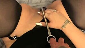 yo, lilith from littlemisscuntcake takes anal hook deep and a huge cum load to face