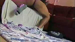 double penetration with dildo feels amazing