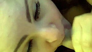 Girl craves daddy's cock with deep gagging desire