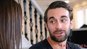 Hot Damn! Sixty-Nine and Blowjob from Girlfriend's Latina Teen Stepdaughter!