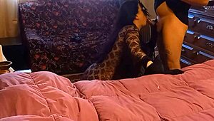 risky blowjob on big cock with amateurs 😏💦