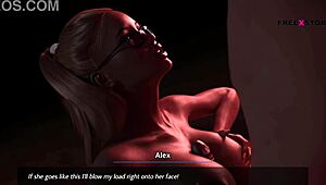 Dreams Of Desire - Alex Fucking Abys Ass In Doggy Position Then She Raids His Dick