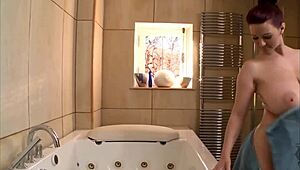 Mature Tetona Playing in Bathroom