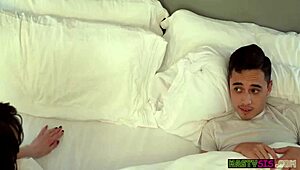 Lana Small sneaks up on her stepbro for fingering.