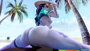 hey, feel my vibe with this 3D anime hentai handjob and anal action!