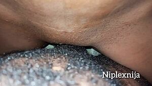 i'm oiling my wet pussy, feeling so good!