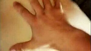 Tinder girl on our first date showed me her bedroom and her round ass which soon was covered in cum!