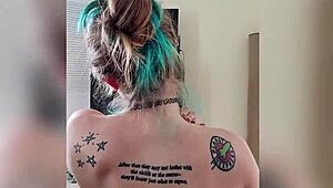 riding my stepbro with dildo teasing